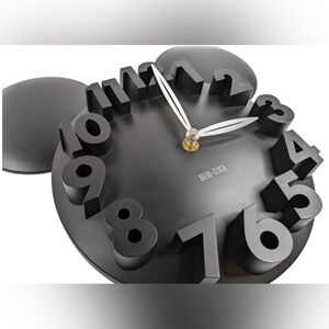 Black Wall Clock by